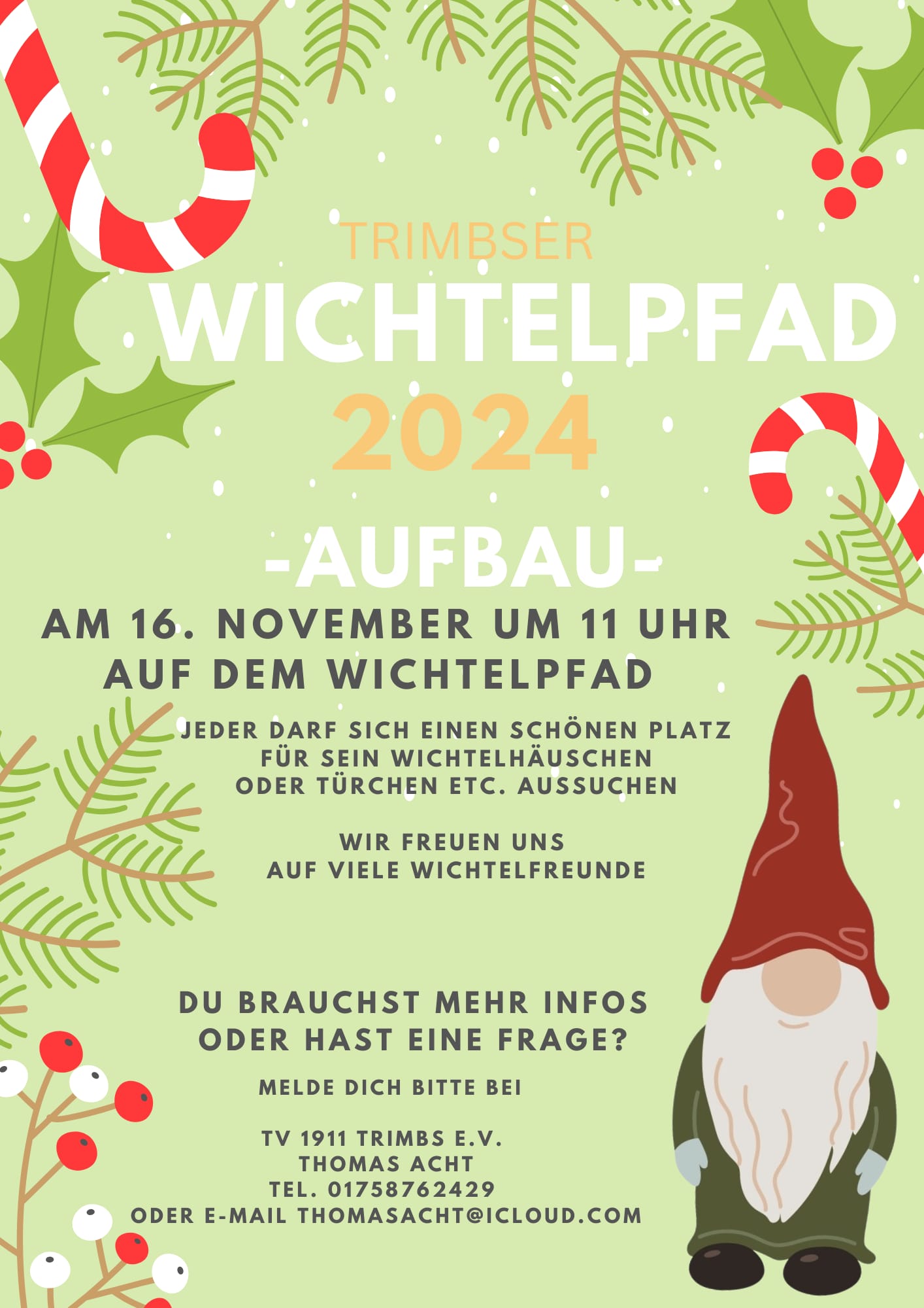 Wichtelpfad 2024 Aufbau
